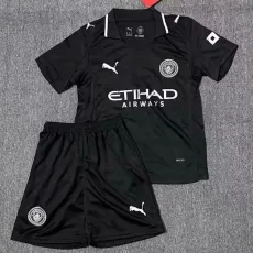 2025/26 Man City Special Edition Black Fans Kids Soccer jersey