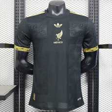 [PLAYER] 2025 Mexico Special Edition Black Gold Cup Player Soccer jersey