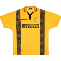 1996/97 INT 3RD Yellow Retro Soccer jersey