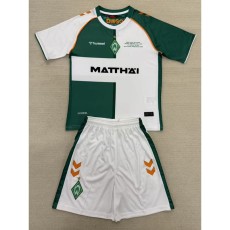 2025/26 SV Werder Bremen Special Edition Green Fans Kids Soccer jersey