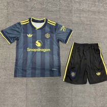2025/26 Man Utd Special Edition Black Fans Kids Soccer jersey