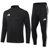 2025/26 WQD Black Half Pull Tracksuit