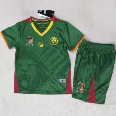 2025 Cameroon Home Green Fans Kids Soccer jersey