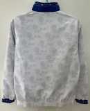 2025 Italy Blue & White Double Sided Windbreaker