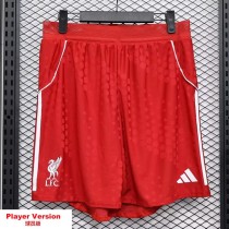 [PLAYER] 2025/26 LIV Special Edition Red Player Soccer Shorts