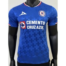 [PLAYER] 2025/26 Cruz Azul Home Blue Player Soccer jersey