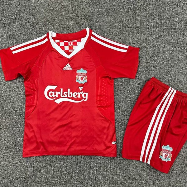 2009/10 LIV Home Red Retro Kids Soccer jersey