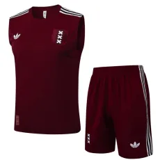 2025/26 Ajax Jujube red Training Shorts Suit