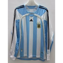 2006 Argentina Home Retro Long Sleeve Soccer jersey