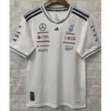 2025 Mercedes F1 White Racing Suit