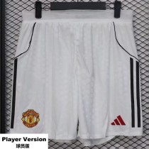 [PLAYER] 2025/26 Man Utd Home Player Soccer Shorts