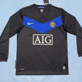 2009/10 Man Utd Away Retro Long Sleeve Soccer jersey