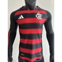 [PLAYER] 2025/26 Flamengo Home Player Long Sleeve Soccer jersey