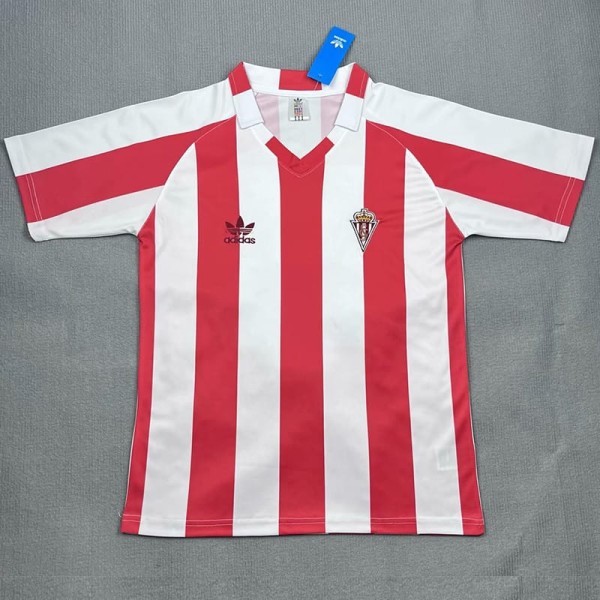 1985/86 Sporting de Gijon Home Retro Soccer jersey