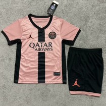 2024/25 PSG 3RD Pink Fans Kids Soccer jersey