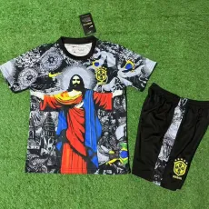 2025 Brazil Special Edition Fans Kids Soccer jersey