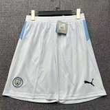 2025/26 Man City Home Fans Soccer Shorts