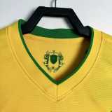 2012/13 Brazil Home Yellow Retro Soccer jersey