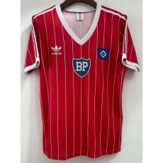 1984/85 Hamburger SV Away Red Retro Soccer jersey