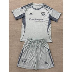 2025/26 FC Dallas Special Edition Gray Fans Kids Soccer jersey