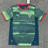 2025 Portugal Special Edition green and blue Fans Soccer jersey
