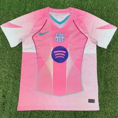2025/26 BAR Pink 刺绣标 Training Shirts