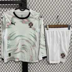 2025 Portugal Away Fans Kids Soccer jersey