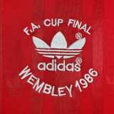 1986/87 LIV Home Red Retro Soccer jersey