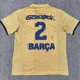 2025/26 BAR Special Edition Yellow Joint Edition Cactus Jack #2 BARCA Fans Soccer jersey