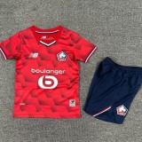 2025/26 Lille Home Fans Kids Soccer jersey