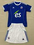 2025/26 RC Strasbourg Home Fans Kids Soccer jersey