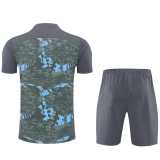 2025/26 Man City Gray Training Shorts Suit