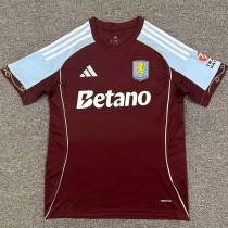 2025/26 Aston Villa Home Fans Soccer jersey