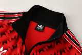2025/26 Man Utd Black Red Tracksuit