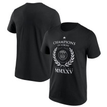 2025/26 PSG Black Casual Cotton T-shirt