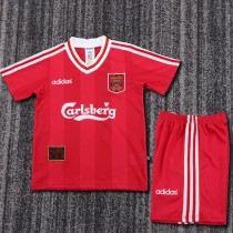1995/96 LIV Home Retro Kids Soccer jersey