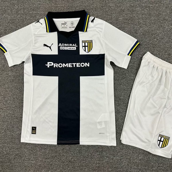 2025/26 Parma Home Fans Kids Soccer jersey