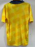 1994 Colombia Home Yellow Retro Soccer jersey