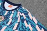 2025/26 Man City Blue Training Shorts Suit
