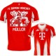 2025/26 Bayern Home Muller #25 Fans Soccer jersey