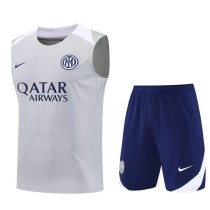2025/26 INT Light gray Tank top Training Shorts Suit