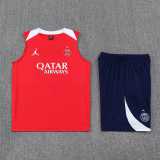 2025/26 PSG Red Tank top Training Shorts Suit
