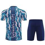2025/26 Man City Blue Training Shorts Suit