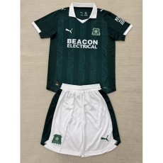 2025/26 Plymouth Argyle FC Home Fans Kids Soccer jersey