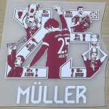 2025/26 Bayern Home Muller #25 Fans Soccer jersey