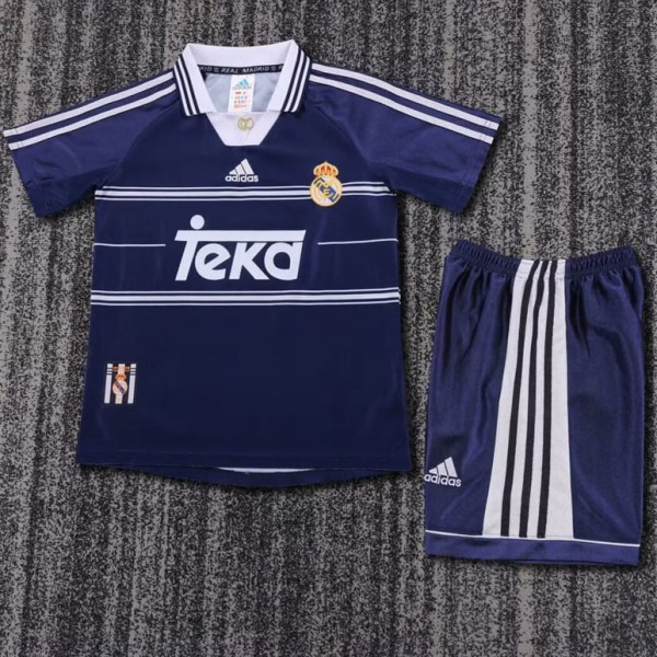 1998/99 R MAD Away Retro Kids Soccer jersey