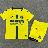 2025/26 Villarreal Home Fans Kids Soccer jersey