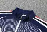 2025 France Dark Blue Tracksuit