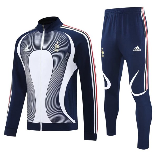 2025 France Dark Blue Tracksuit