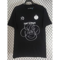 2025/26 PSG Black XO High Quality Casual Cotton T-shirt